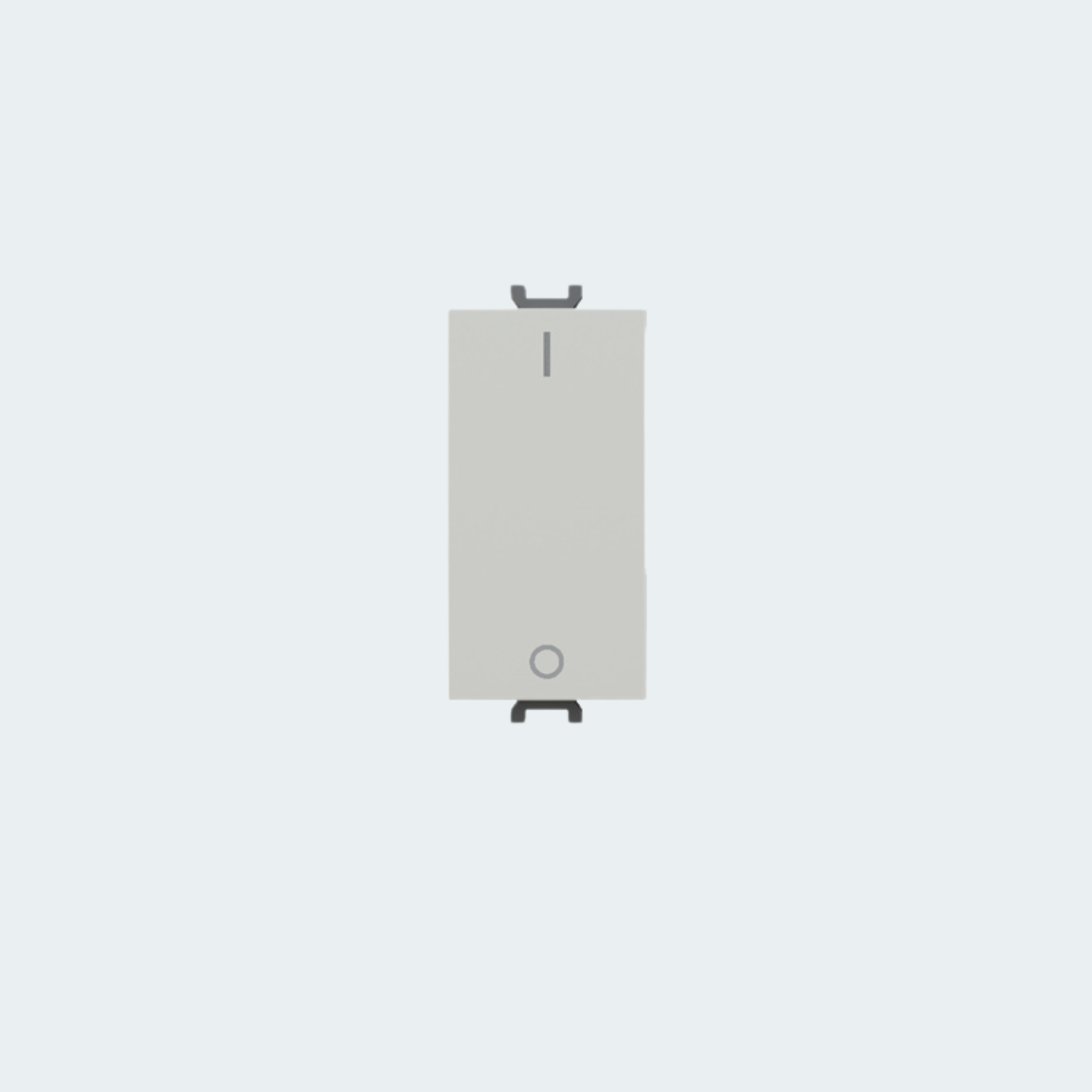 Çelës bipolar 2P, 16A, 250V, me simbol 0/1, 1 modul, i bardhë – ABB Chiara
